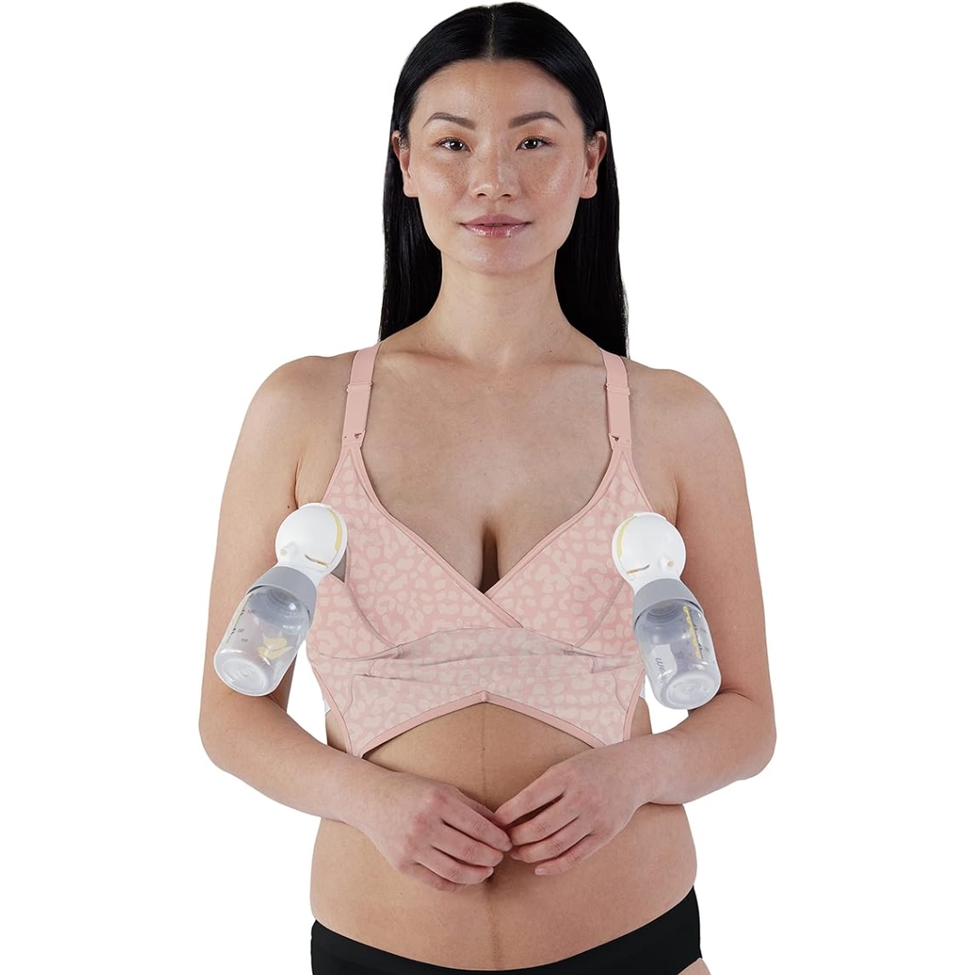 Bravado Designs 2-in-1 Pumping & Nursing Bra Hands Free for Maternity & Breastfeeding