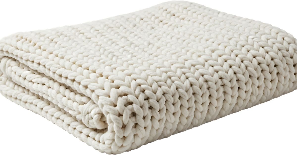 Embroidered Throw Blanket