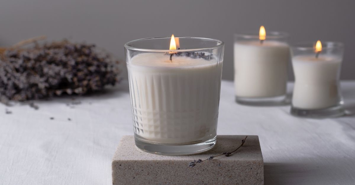 Scented Candle With Custom Label